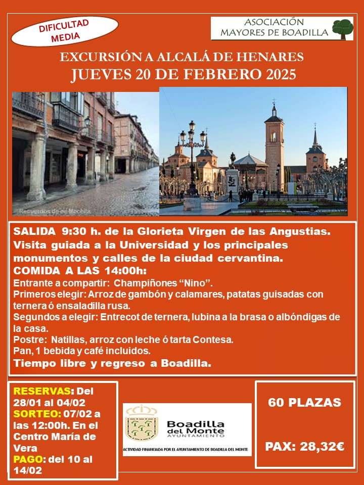 EXC. ALCAL� DE HENARES 20 FEB. 2025